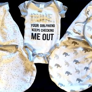 BRAND NEW #Bundle of 4 0-3 months #Clothes